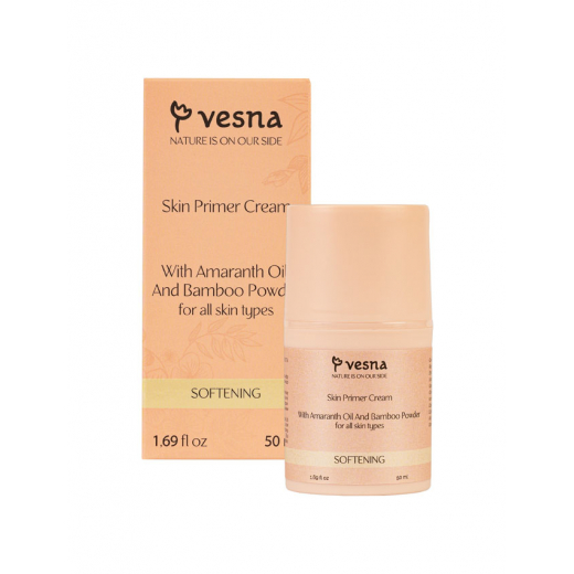 Vesna Крем-база под макияж с амарантовым маслом и бамбуковой пудрой, 50 ml Vesna Крем-база под макияж с амарантовым маслом и бамбуковой пудрой, 50 ml