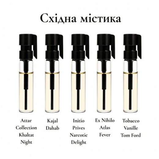 
                Парфумерний сет Східна містика, 5*1 ml
