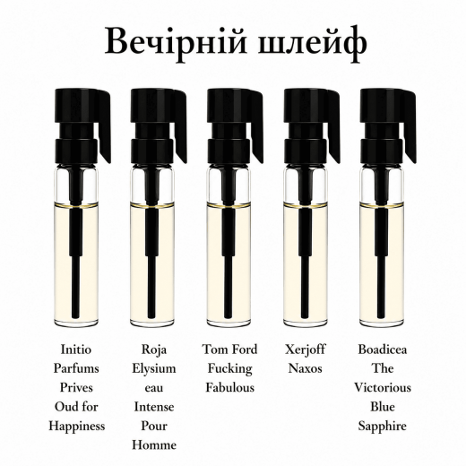 
                Парфумерний сет Вечірній шлейф, 5*1 ml