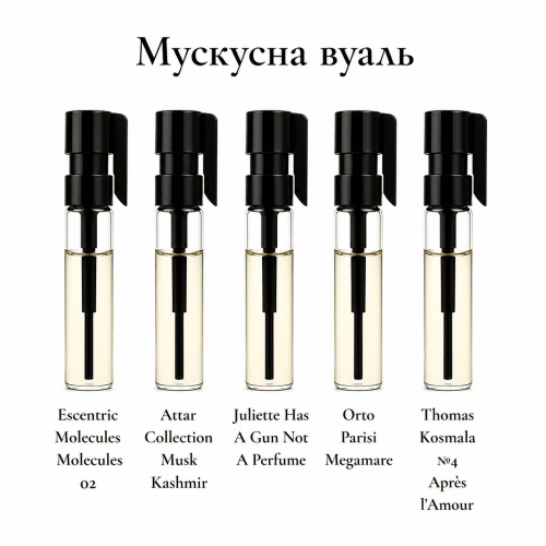 Парфюмерный сет Мускусная вуаль, 5*1 мл