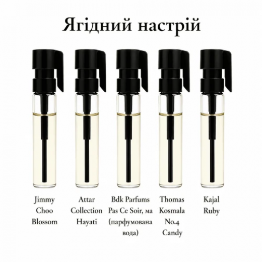 
                Парфумерний сет Ягідний настрій, 5*1 ml