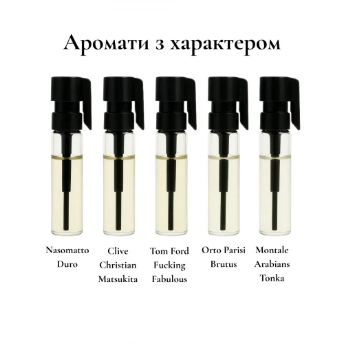 Парфумерний сет Аромати з характером , 5*1 ml