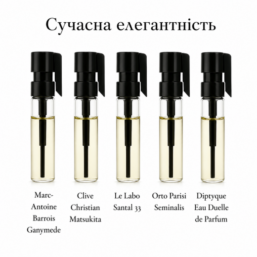 
                Парфумерний сет Сучасна елегантність, 5*1 ml