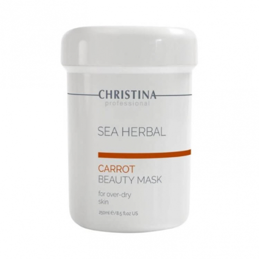 Christina Морквяна маска для сухої, подразненої, чутливої шкіри Sea Herbal Beauty Mask Carrot, 250 ml