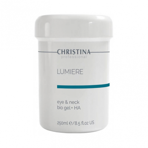Christina Гель Люмире с гиалуроновой кислотой для кожи вокруг глаз и шеи, 250 ml