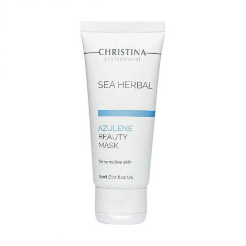 Christina Азуленовая маска красоты для чувствительной кожи Sea Herbal Beauty Mask Azulene, 60 ml