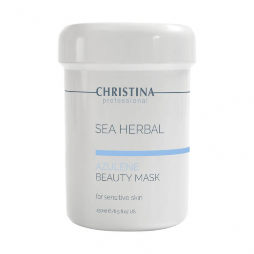 Christina Азуленовая маска красоты для чувствительной кожи Sea Herbal Beauty Mask Azulene, 250 ml