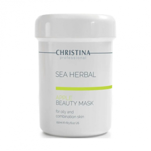 Christina Sea Herbal Beauty Mask Green Apple - Яблучна маска для жирної та комбінованої шкіри, 250 ml НФ-00021073