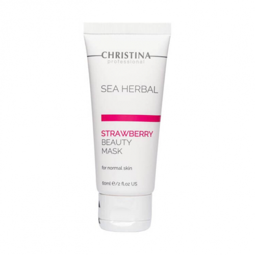 Christina Полунична маска краси для норм. шкіри Christina Sea Herbal Beauty Mask Strawberry, 60 ml
