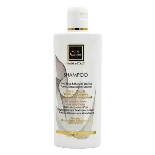 Cosmofarma Шампунь с плацентой и маточным молочком (Joniline Royal placenta hair shampoo), 250 ml