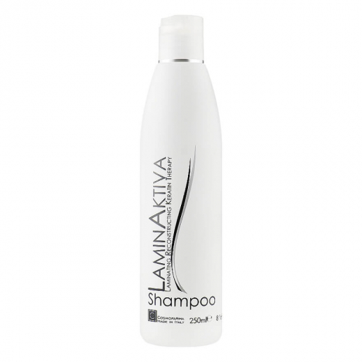 Cosmofarma Зміцнюючий та відновлюючий шампунь з кератином (Strengthening Reconstructing Keratin Hair Shampoo), 250 ml