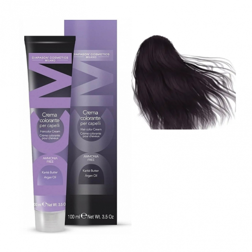 
                DCM Hair color cream 1/8 чорно-фіолетовий, 100 ml