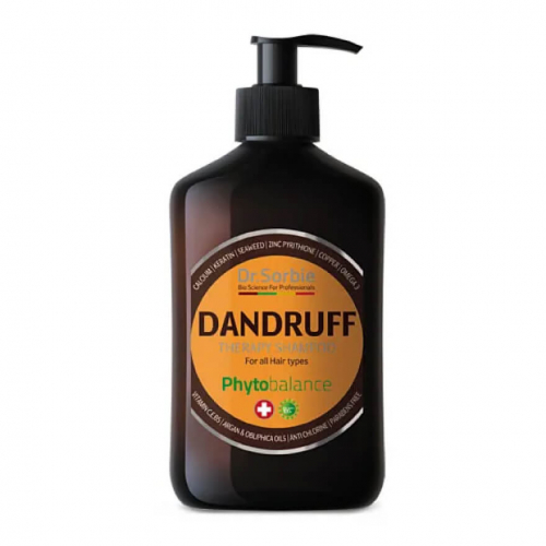 Dr.Sorbie Dandruff Shampoo терапевтический шампунь против перхоти для волос всех типов, 400 ml