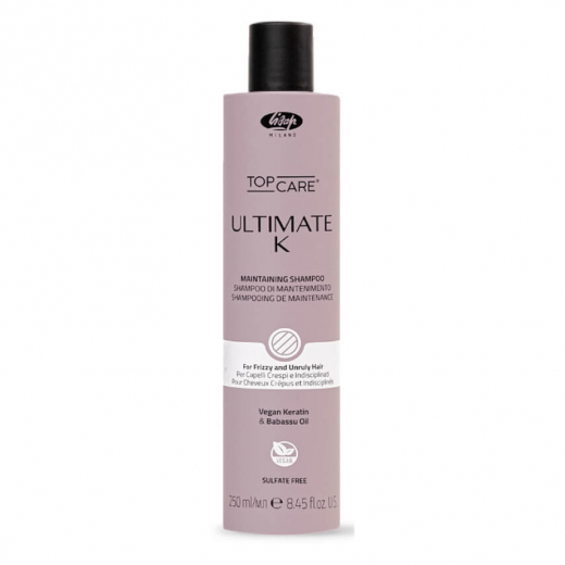 Lisap Ultimate K Maintaining shampoo дисциплинирующий шампунь, 250 ml