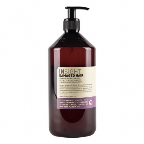 Insight Шампунь "Відновлювальний" для пошкодженого волосся Restructurizing Shampoo, 900 ml