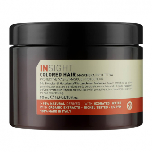 Insight Маска для захисту кольору пофарбованого волосся Colored Hair Protective Mask, 500 ml