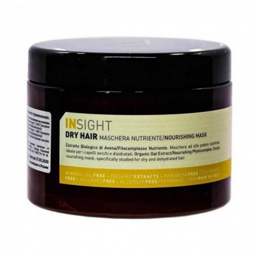 Insight Маска питательная для сухих волос Dry Hair Nourishing Mask, 500 ml