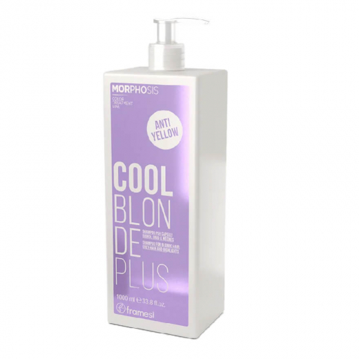 FRAMESI NEW MORPHOSIS COOL BLONDE SHAMPOO шампунь для холод/оттенков светлых и седых волос, 1000 ml
