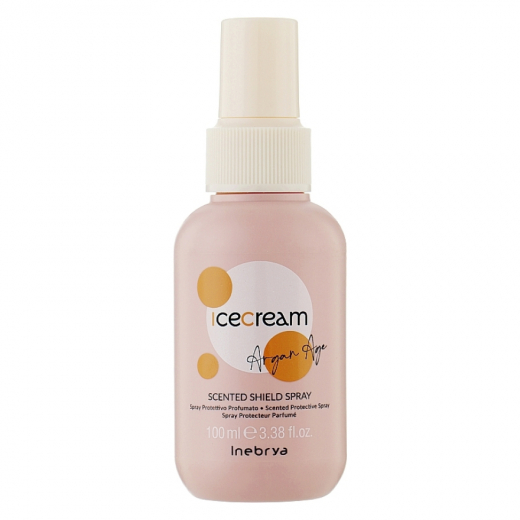 
                Ароматизированный защитный спрей для волос Inebrya Ice Cream Argan Age Scented Shield Spray, 100 ml