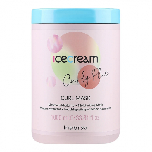 
                NEW Inebrya Маска для вьющихся волос и волос с химической завивкой Inebrya Ice Сream Сurl Mask, 1000 мл