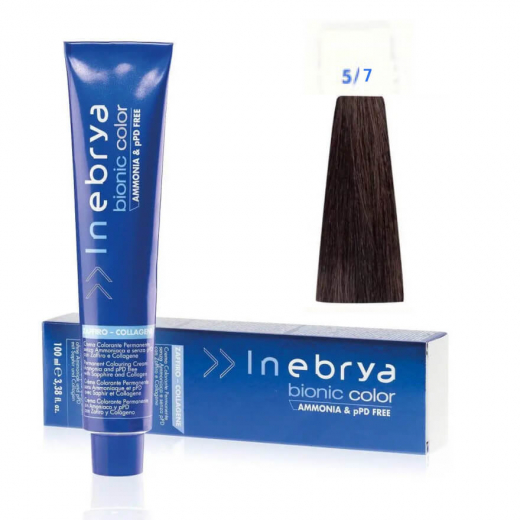 
                Крем-фарба Bionic Color Inebrya 5/7 екстра-шоколодний, 100 мл