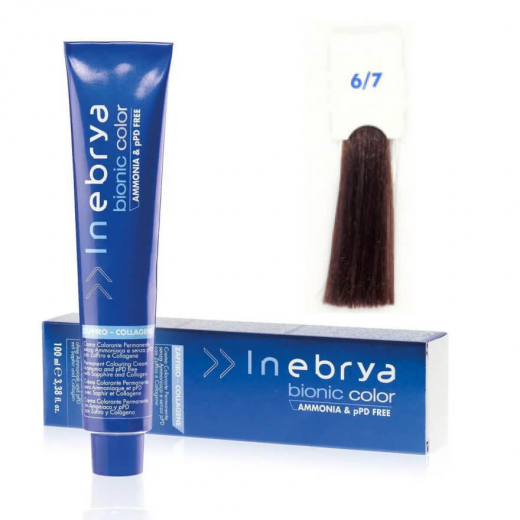 
                Крем-краска Bionic Color Inebrya 6/7 темный шоколад, 100 мл