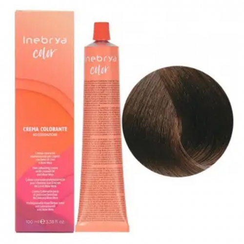 Крем-фарба для волосся Inebrya Сolor 5/00 інтенсивний свіло-каштановий, 100 ml