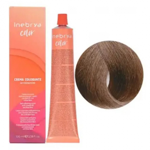Крем-краска для волос Inebrya Сolor 5/7 светлый каштан коричневый, 100 ml