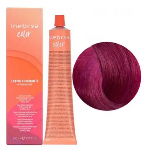 Крем-фарба для волосся Inebrya Сolor 6/62 темно-русявий червоний ФIОЛЕТ, 100 ml
