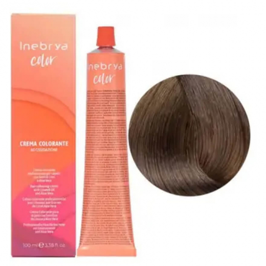Крем-фарба для волосся Inebrya Сolor 7 русий чистий, 100 ml