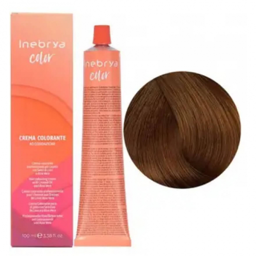 Крем-фарба для волосся Inebrya Сolor 7/3 русявий золотистий, 100 ml