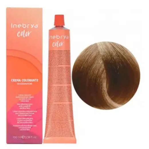 Крем-фарба для волосся Inebrya Сolor 8/0 світло-русявий, 100 ml