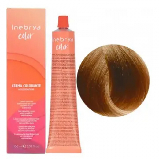 Крем-фарба для волосся Inebrya Сolor 8/00 світло-русявий інтенсивний, 100 ml
