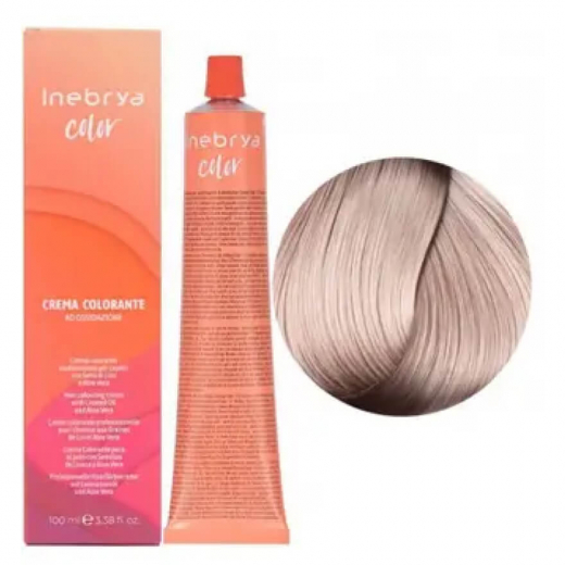 Крем-фарба для волосся Inebrya Сolor 8.27 світлий блондин димчасто-бежевий, 100 ml
