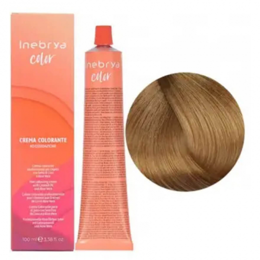 Крем-фарба для волосся Inebrya Сolor 8/73 світло-русявий  коричнево-золотистий, 100 ml