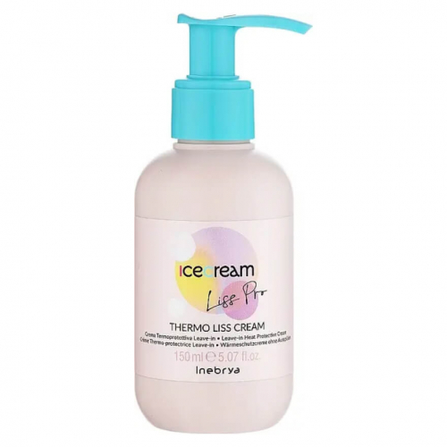 Термозахисний крем для волосся Inebrya Liss-Pro Thermoprotective Cream, 150 ml