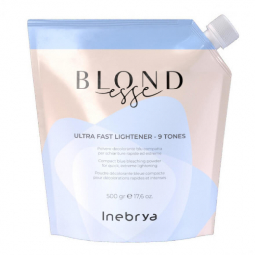 Синяя пудра для быстрого освещения Inebrya Blondesse Ultra Fast Lightener - 9 Tones, 500 гр