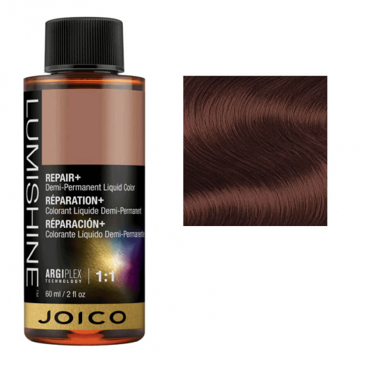 JOICO LumiShine Demi Liquid 4NC (4.04) середньо -коричневий натуральний, мідний, 60 ml