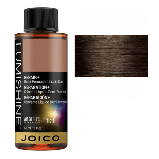 JOICO LumiShine Demi Liquid 5N (5.0) світло-коричневий натуральний, 60 ml