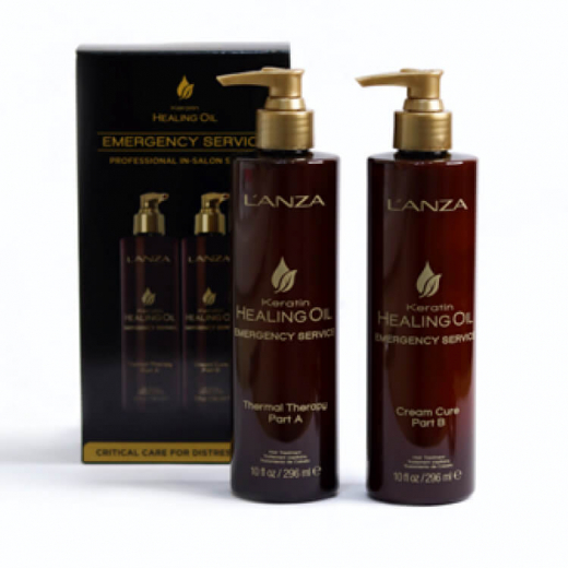 L'ANZA KHO Emergency Thermal Back Bar Kit /  Набір для процедури відновлення волосся