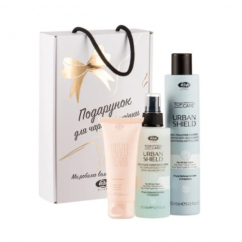 Lisap Подарочный набор средств по уходу Urban Shield для защиты от городских загрязнений, 250+150+75 ml НФ-00028231