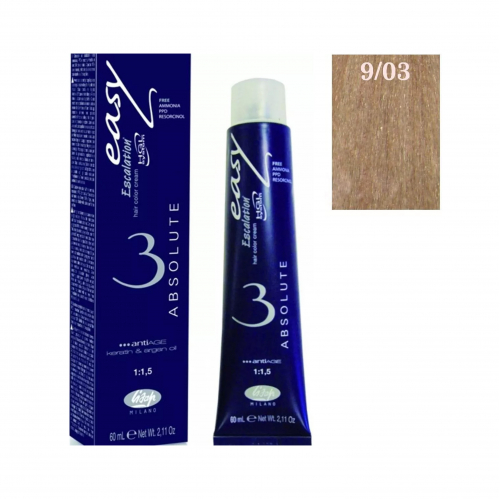 Lisap Easy Absolute 3, 9/03 дуже світлий натуральний золотистий блондин, 60 ml НФ-00011009