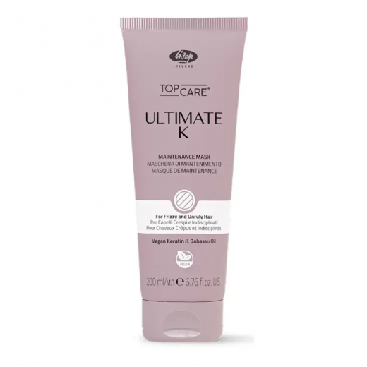 Lisap Ultimate K Maintenance mask дисциплинирующая маска, 200 ml