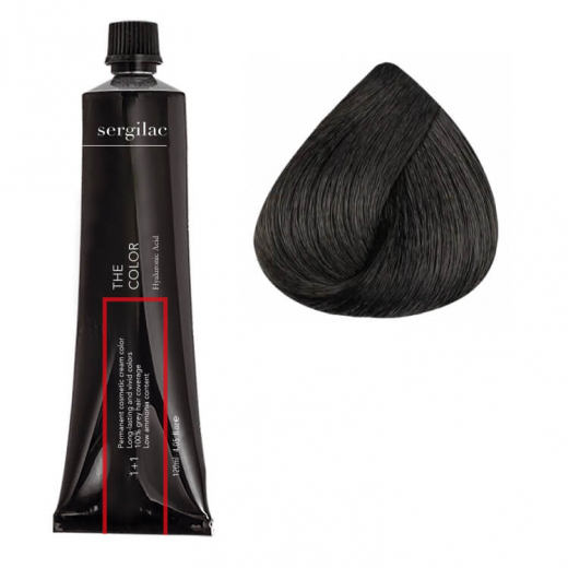 Крем-краска для волос SERGILAC №3, 120 ml