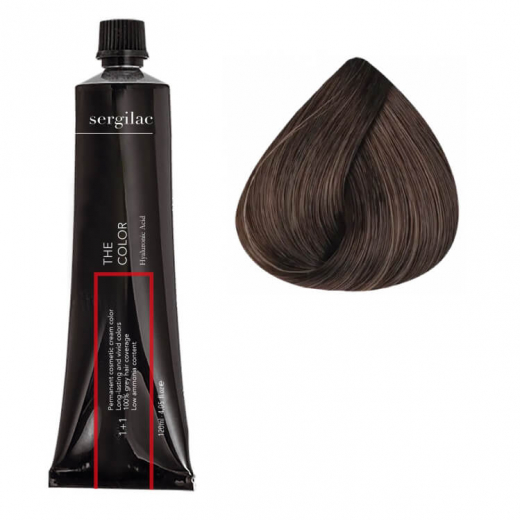 Крем-краска для волос SERGILAC №4.4, 120 ml