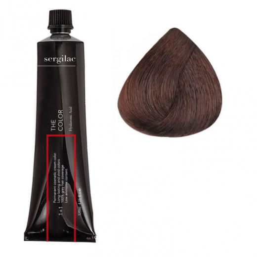 Крем-фарба для волосся SERGILAC №4.5, 120 ml