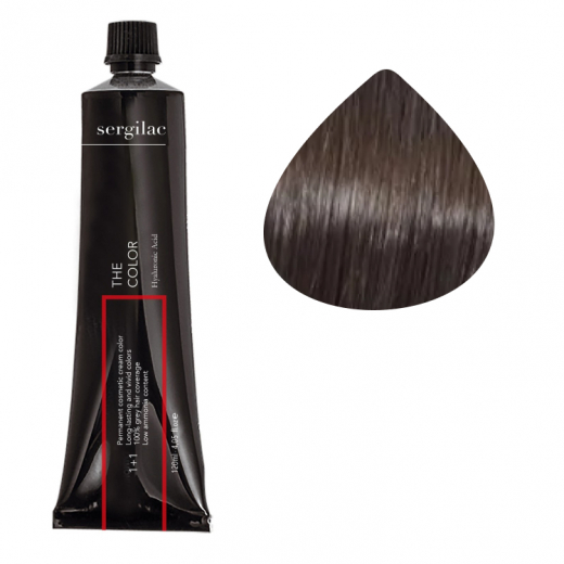 Крем-фарба для волосся SERGILAC №5, 120 ml