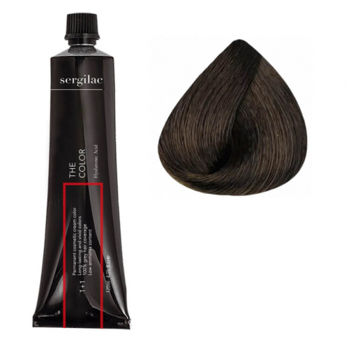 Крем-краска для волос SERGILAC №5.35, 120 ml НФ-00021387