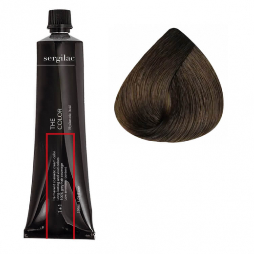 Крем-краска для волос SERGILAC №6.0, 120 ml