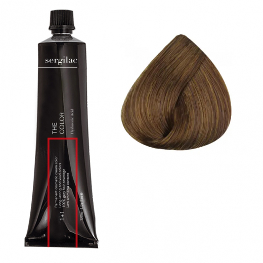Крем-краска для волос SERGILAC №6.3, 120 ml